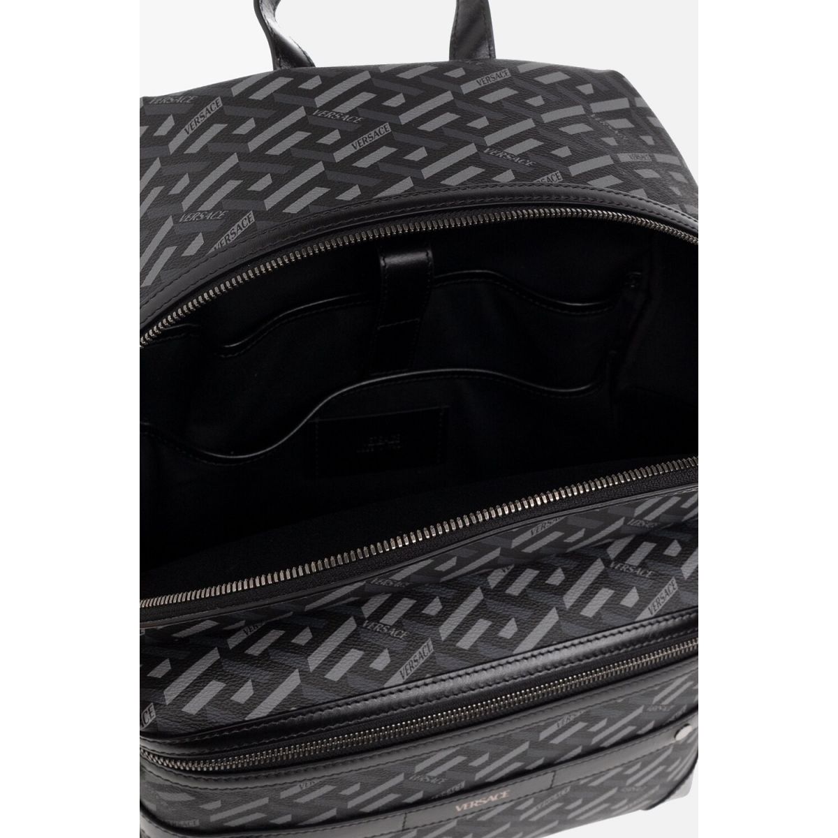 Рюкзак Versace La Greca Signature серый Рюкзак Versace La Greca Signature серый