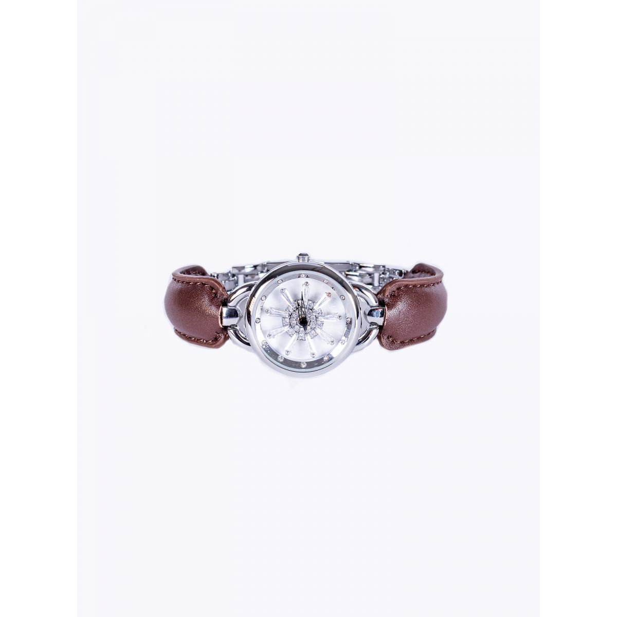 Наручные часы Chopard SBR серебристый/коричневый Наручные часы Chopard SBR серебристый/коричневый